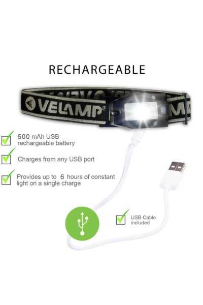 VELAMP IH523 Čelovka 2W bezkontaktní