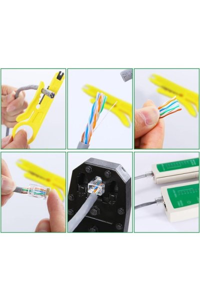 Krimpovacie kliešte VELAMP pre Rj45, RJ11, RJ12