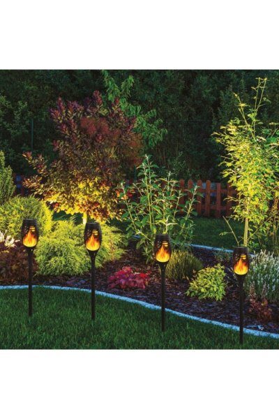 VELAMP Solární lampa SPK12 s efektem plamene