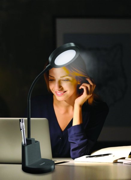 VELAMP Stolná lampa 7W TL1602N s dotykovým spínačom