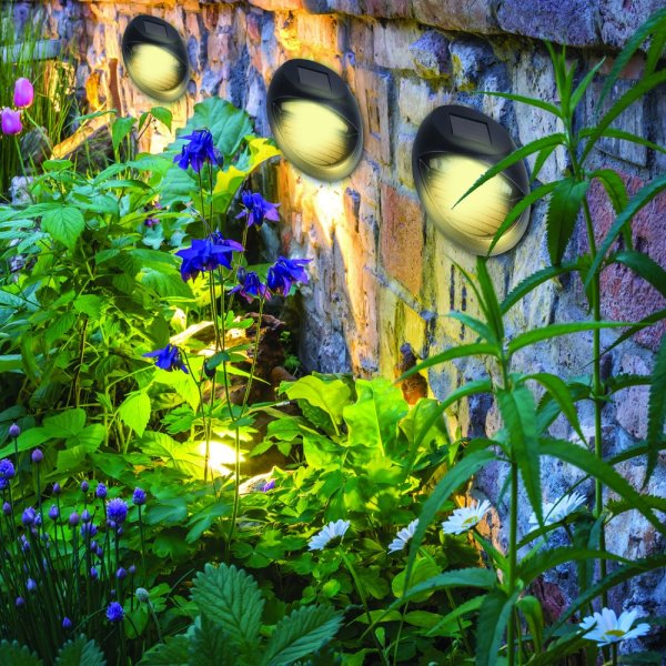 VELAMP DISCO solárne nástenné svetlo SPK14