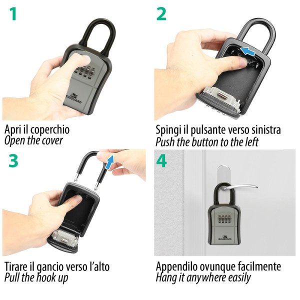 VELAMP Schránka na klíče IG012 s kódovou ochranou