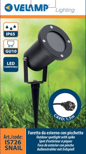 VELAMP Bodové zahradní svítidlo IS726