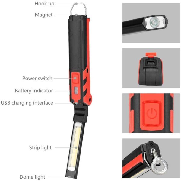 VELAMP IR439 Multifunkční dobíjecí lampa + svítilna