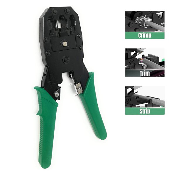 Krimpovacie kliešte VELAMP pre Rj45, RJ11, RJ12