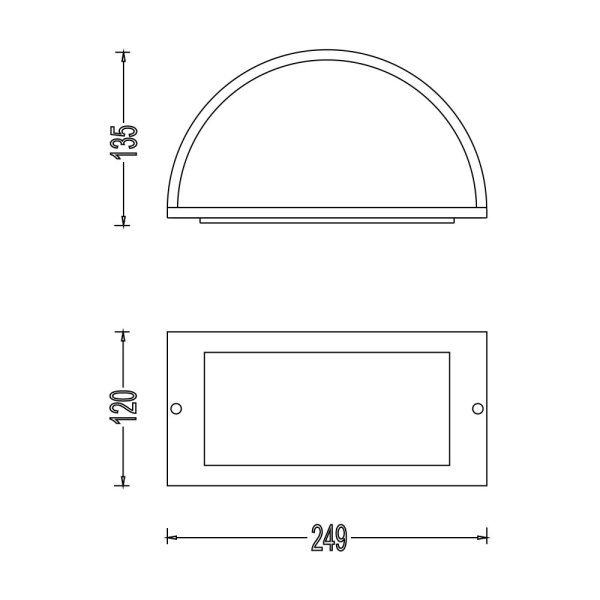 VELAMP Vonkajšie nástenné svetlo IS701