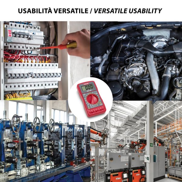 VELAMP DMT500, Mini digitální multimetr 6 v 1 s měřícími sondami