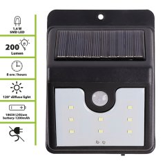 VELAMP LED solární světlo SL212  se senzorem