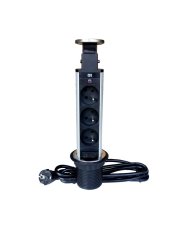 Výsuvná lišta IN 553007, 3 zásuvky, 60mm