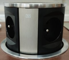 Výsuvná pneumatická lišta IN 553038 , 4 zásuvky