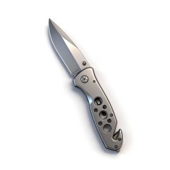 VELAMP IG355, Vreckový nôž, čepeľ 8,3 cm, zatvárací, sivý