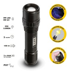 VELAMP ST005 3W LED baterka s UV světlem