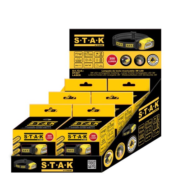 VELAMP ST207 Profesionálna čelovka 3W bezkontaktná