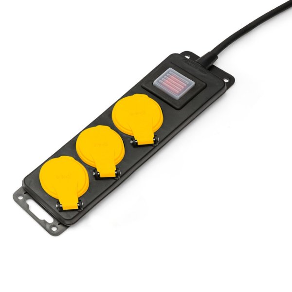 VELAMP ST303FR Vonkajšia viacnásobná zásuvka IP44