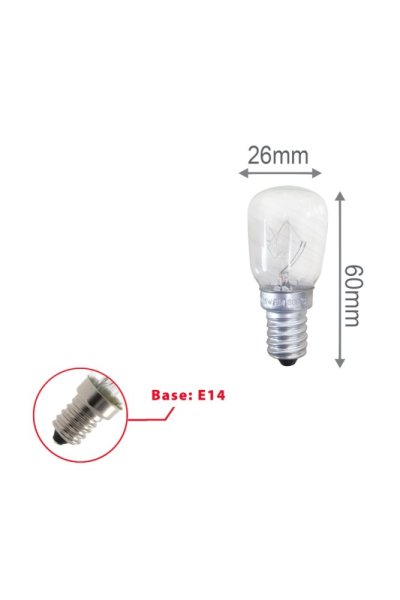VELAMP LB903O-27K Žiarovka do rúry 15W, E14, 2700K