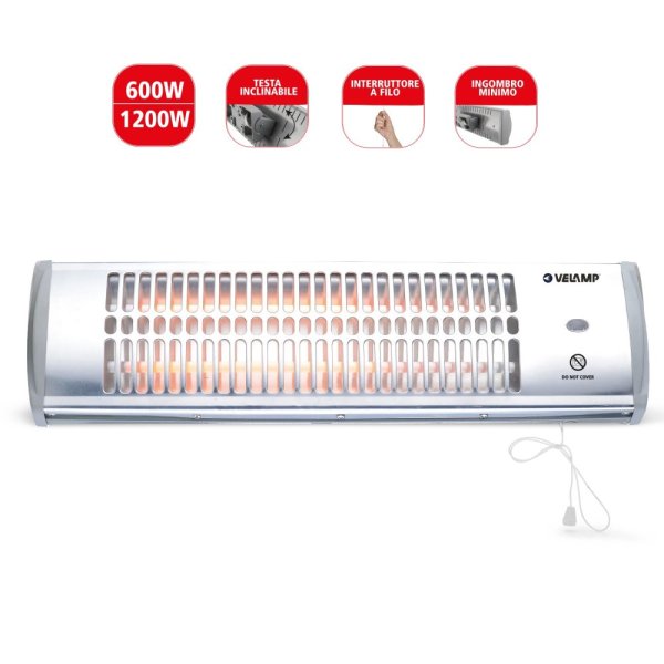 VELAMP PR304 nástenný kremíkový ohrievač 1200W