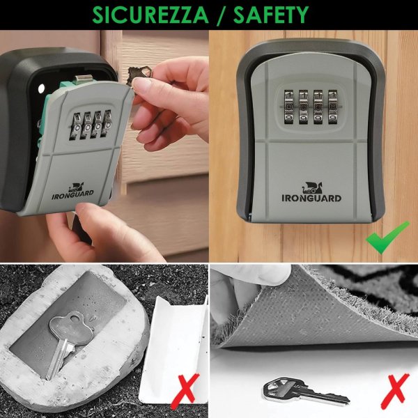 VELAMP Schránka na klíče IG006 s kódovou ochranou