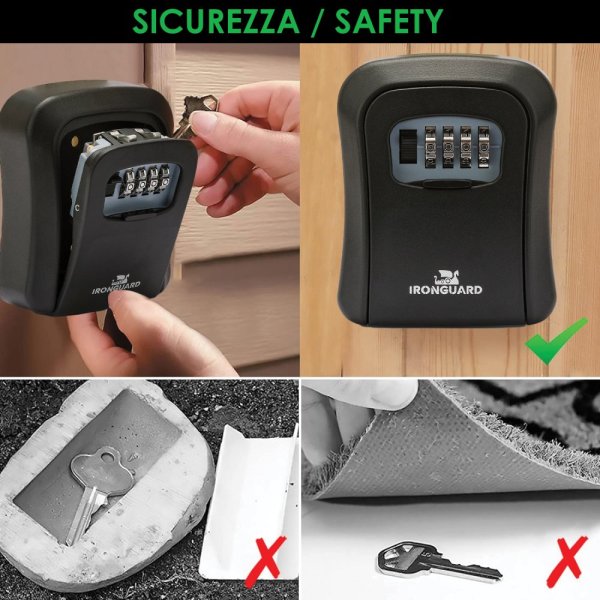 VELAMP Skrinka na kľúče IG008 s kódovou ochranou