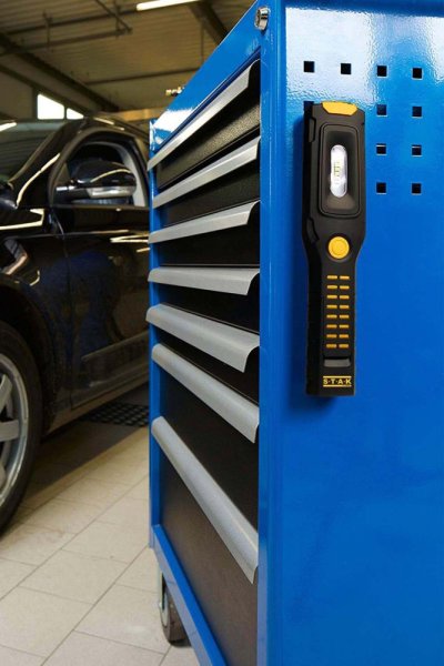 VELAMP ST472 Nabíjateľná LED baterka s magnetmi a háčikmi