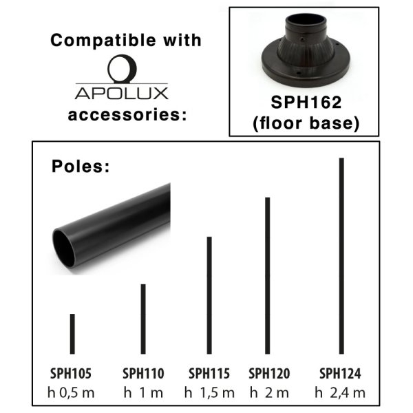VELAMP Solární lampa SL608 20W, 2300Lm