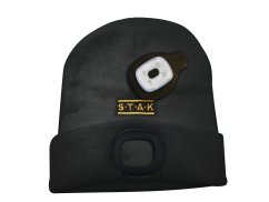 čiapka ORTHUS s predným aj zadným svetlom čierna