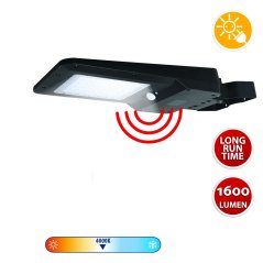 VELAMP LED reflektor SL373 se solárním nabíjením, detektor pohybu