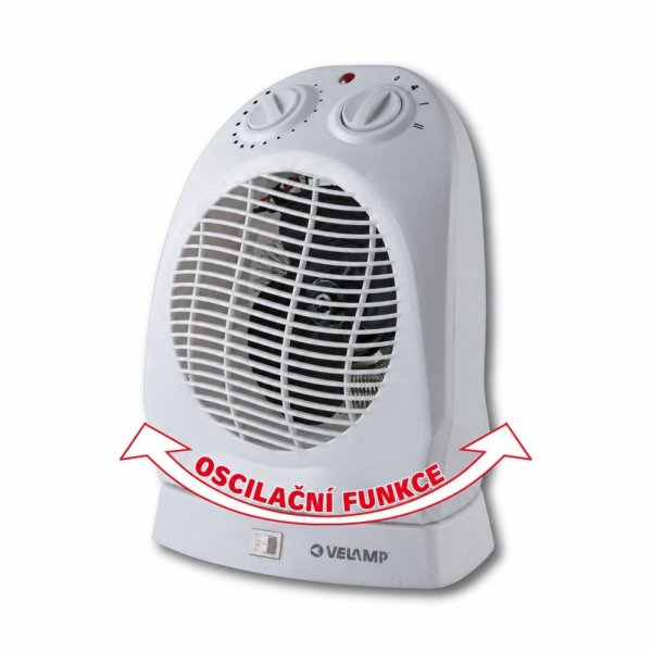 VELAMP Teplovzdušný ventilátor s oscilací PR012-2