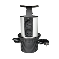 Výsuvná lišta IN 553004,obojstranná, 4 zásuvky