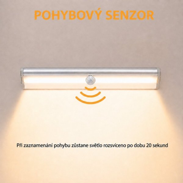 VELAMP 3W LED světlo LT011 se senzorem pohybu
