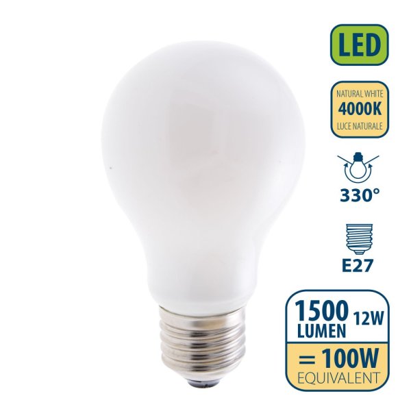 VELAMP OPAL FILAMENT žárovka 12W, E27, 4000K