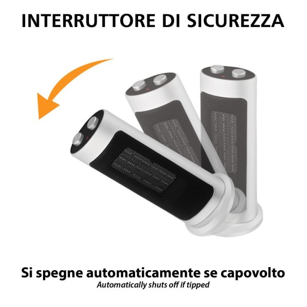 VELAMP PR156 Keramický ohrievač 2000W s osciláciou