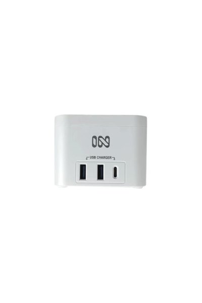 Bezdrátová nabíječka IN 553049 s 2 zásuvkami a USB A+C