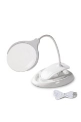 VELAMP LE008 Stolní lampa s osvětlením a lupou