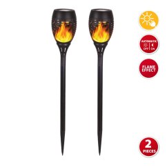 Súprava solárnych lámp SPK59 s efektom plameňa