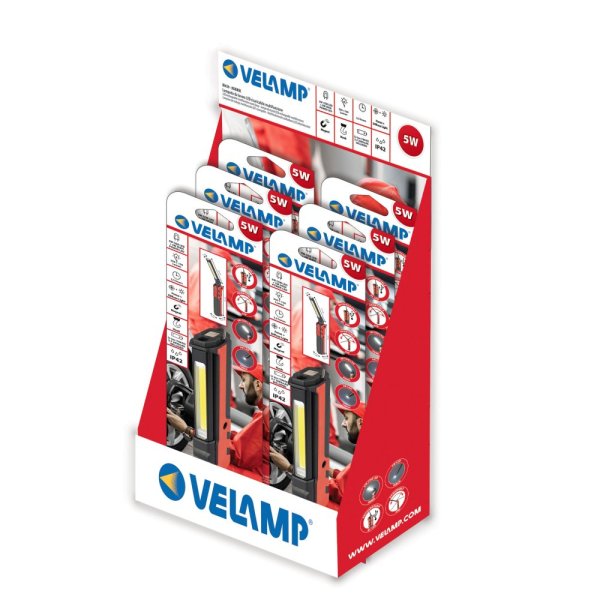 VELAMP IR439 Multifunkčná nabíjacia lampa+baterka