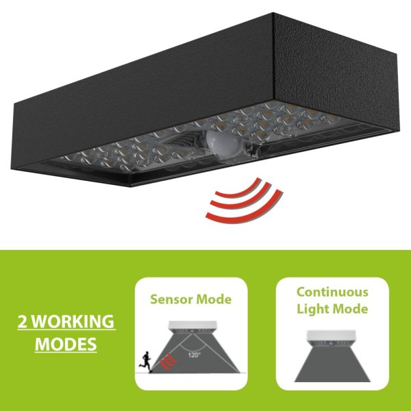 VELAMP LED solárne svetlo SL242 so senzorom