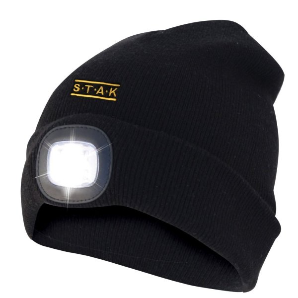 čiapka ORTHUS s predným aj zadným svetlom čierna