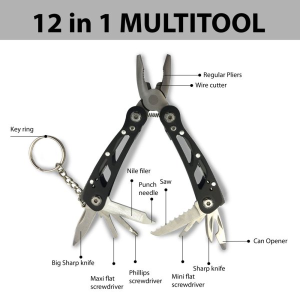 VELAMP D83 multifunkčný nôž 12 v 1