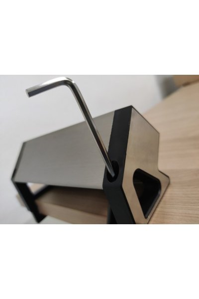 Stolní zásuvková lišta IN 553047, 3 zásuvky, USB A+C, vypínač