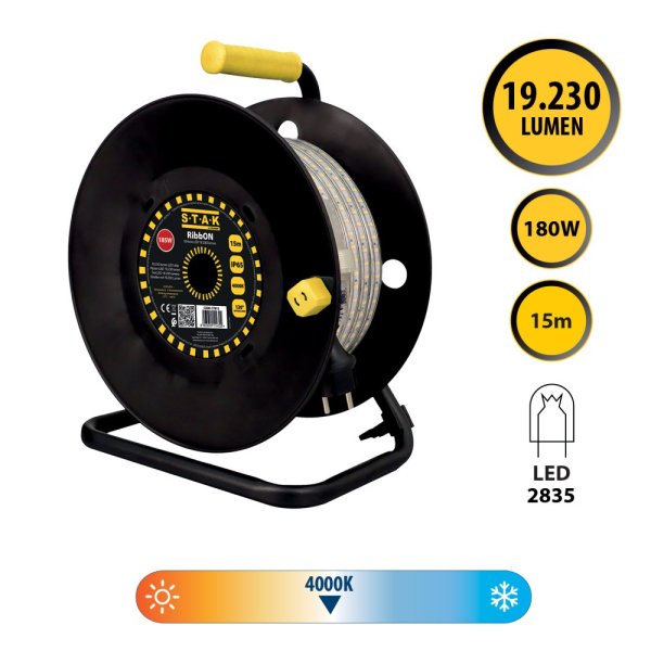 VELAMP ST915 LED pásik s navijakom, 15 m