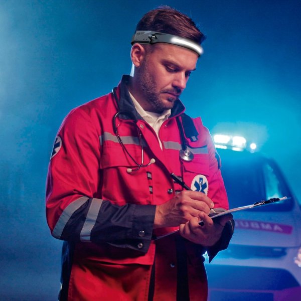 VELAMP IH524 Čelovka 5W so senzorom pohybu