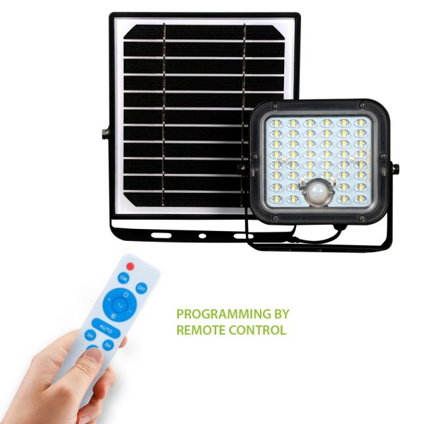 VELAMP LED solárny reflektor SL365 1500 Lm so senzorom