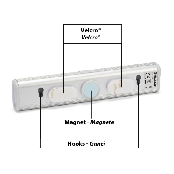 VELAMP 3W LED svetlo LT011 so senzorom pohybu
