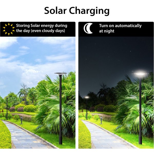 VELAMP Solární lampa SL608 20W, 2300Lm