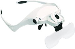 VELAMP LE035 Okuliare s osvetlením, lupou a dioptriami