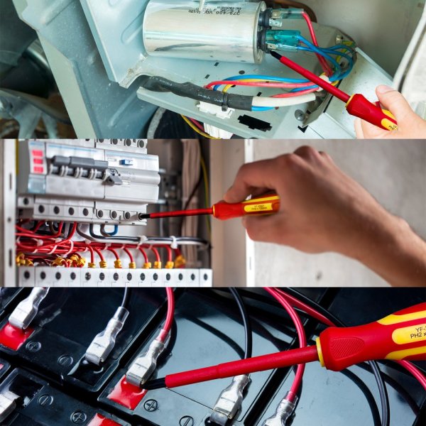 Sada 4 izolovaných skrutkovačov VELAMP CF144, VDE