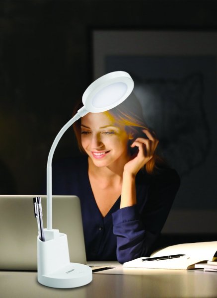 VELAMP Stolná lampa 7W TL1602B s dotykovým spínačom