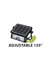 VELAMP LED reflektor SL360 so solárnym nabíjaním, detektor pohybu