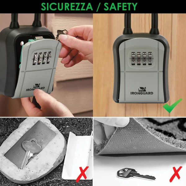 VELAMP Schránka na klíče IG012 s kódovou ochranou