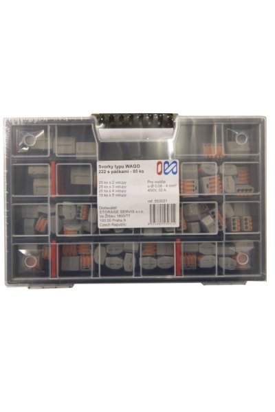 IN 553031 set svorek typu wago 222 - 85ks